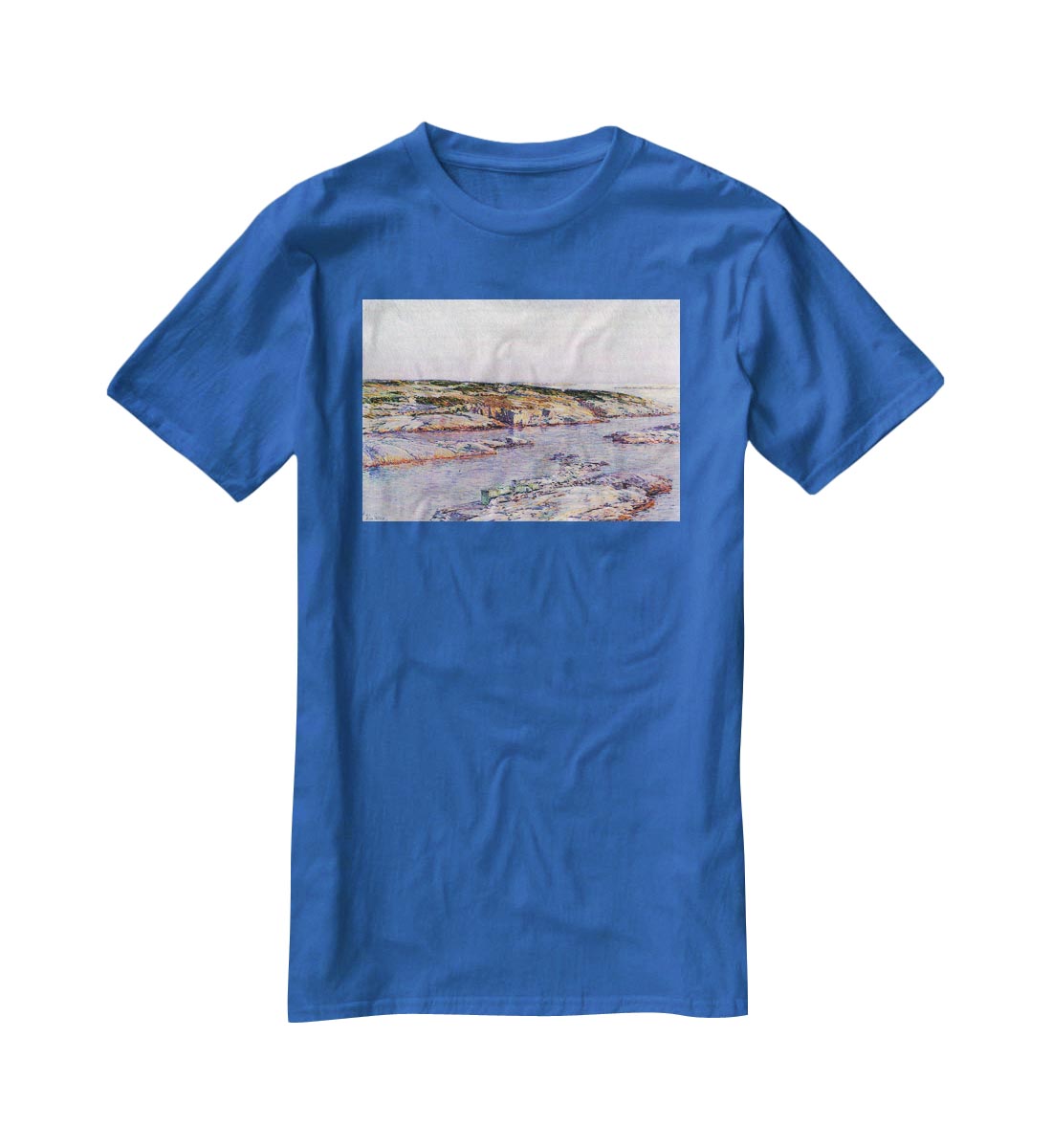 Summer afternoon the Isles of Shoals by Hassam T-Shirt - Canvas Art Rocks - 2