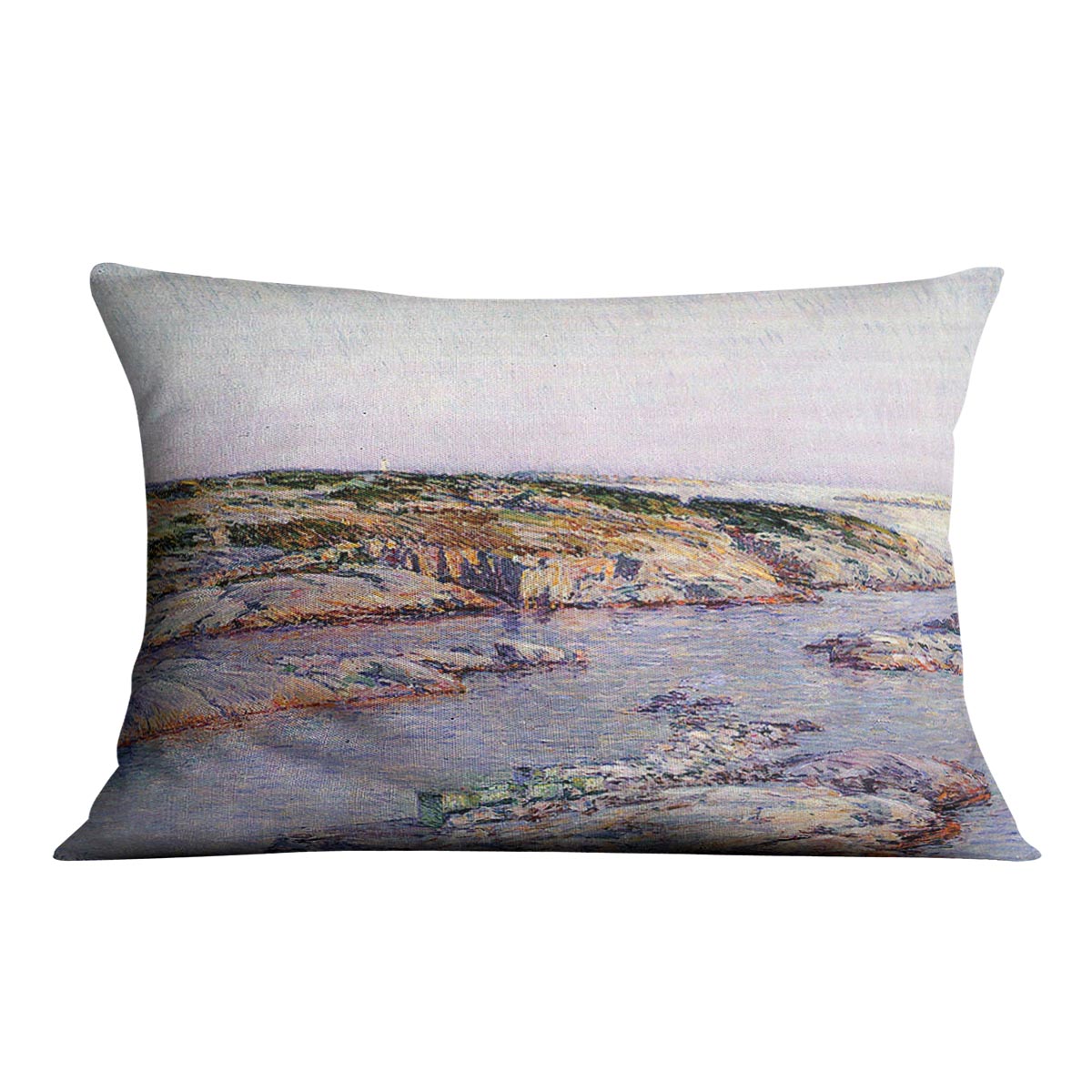 Summer afternoon the Isles of Shoals by Hassam Cushion - Canvas Art Rocks - 4