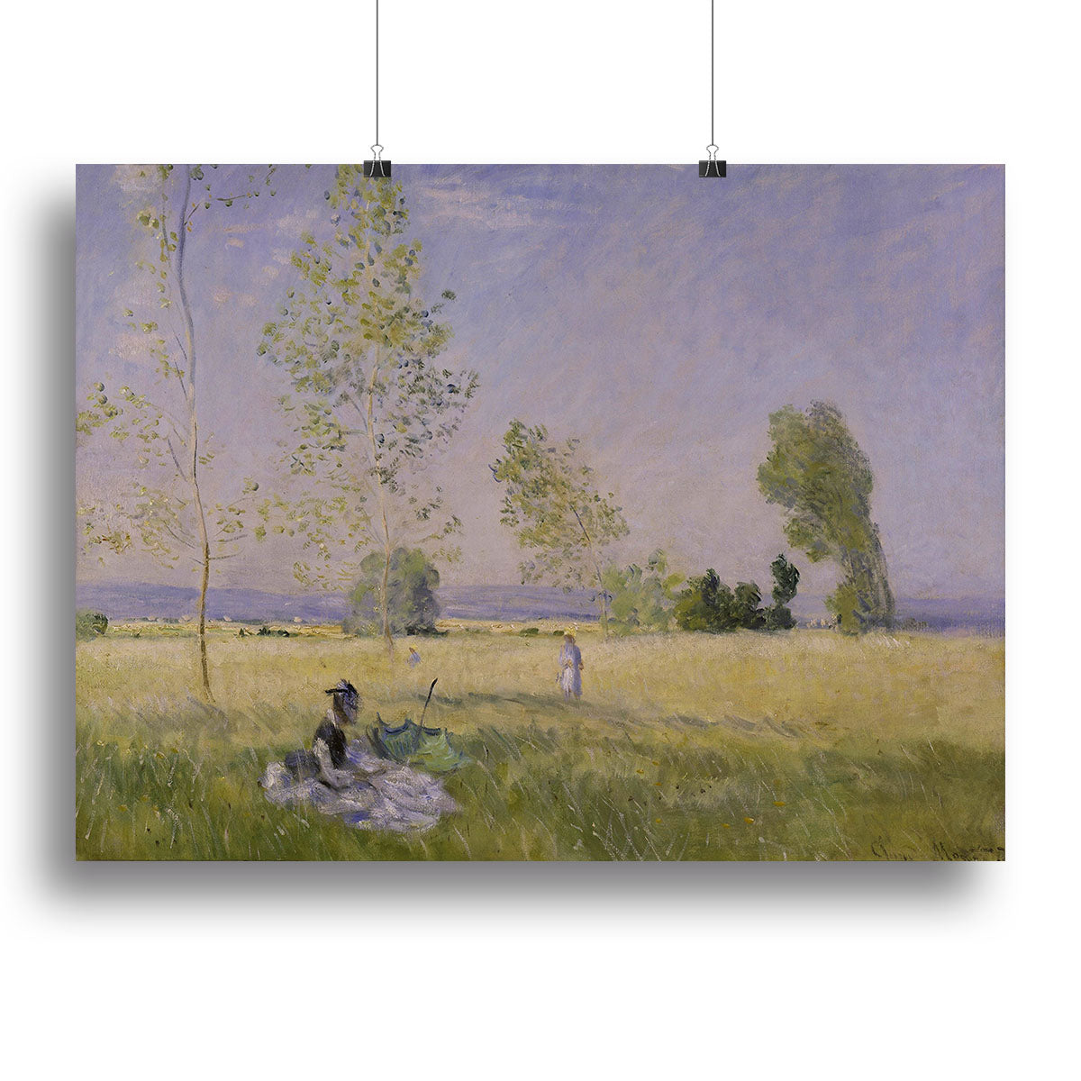 Summer by Monet Canvas Print or Poster - Canvas Art Rocks - 2
