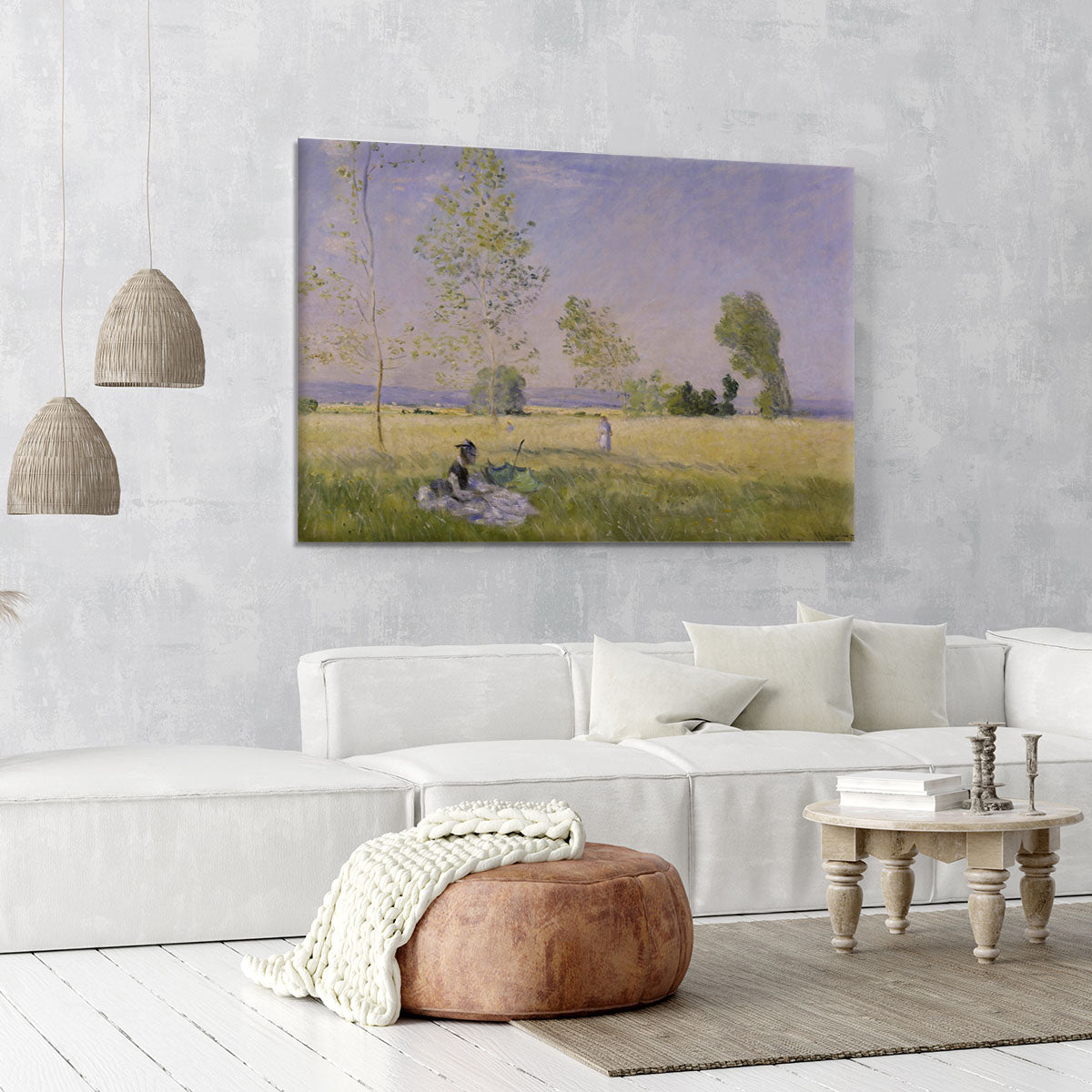 Summer by Monet Canvas Print or Poster - Canvas Art Rocks - 6