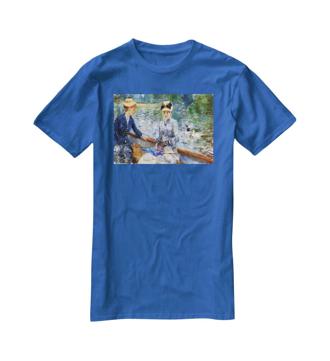 Summer day by Renoir T-Shirt - Canvas Art Rocks - 2