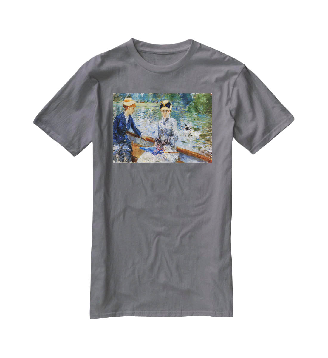 Summer day by Renoir T-Shirt - Canvas Art Rocks - 3