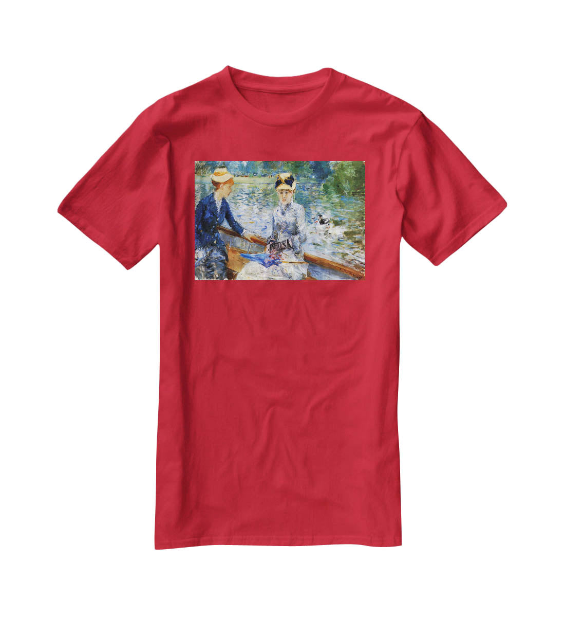 Summer day by Renoir T-Shirt - Canvas Art Rocks - 4