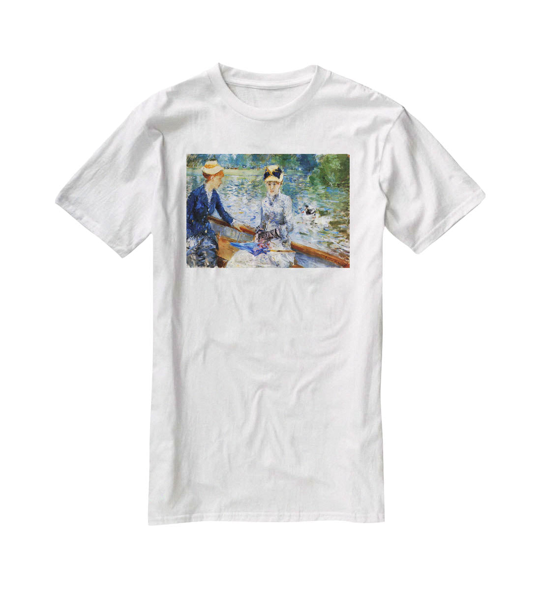 Summer day by Renoir T-Shirt - Canvas Art Rocks - 5