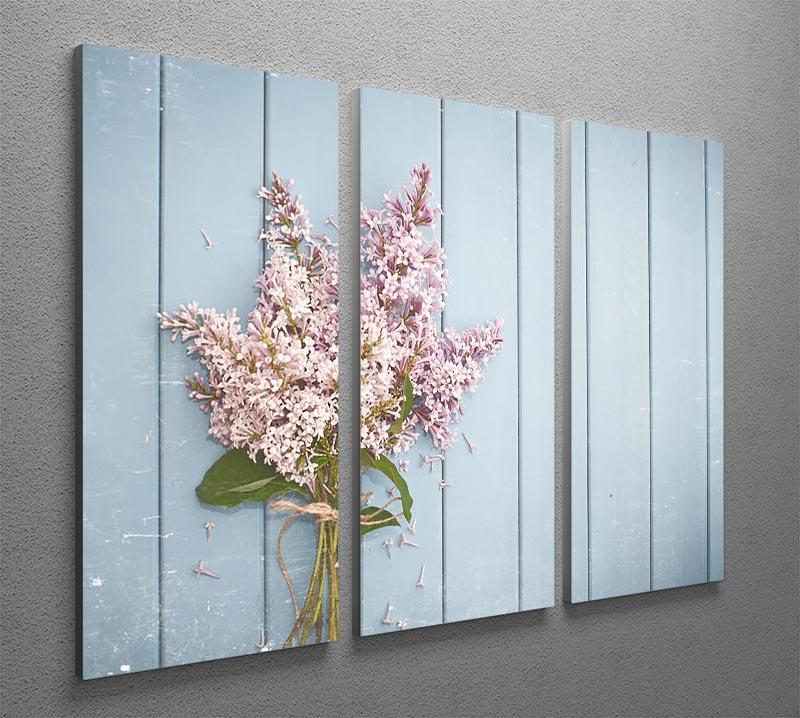 Summer gentle bouquet of lilac flowers 3 Split Panel Canvas Print - Canvas Art Rocks - 2