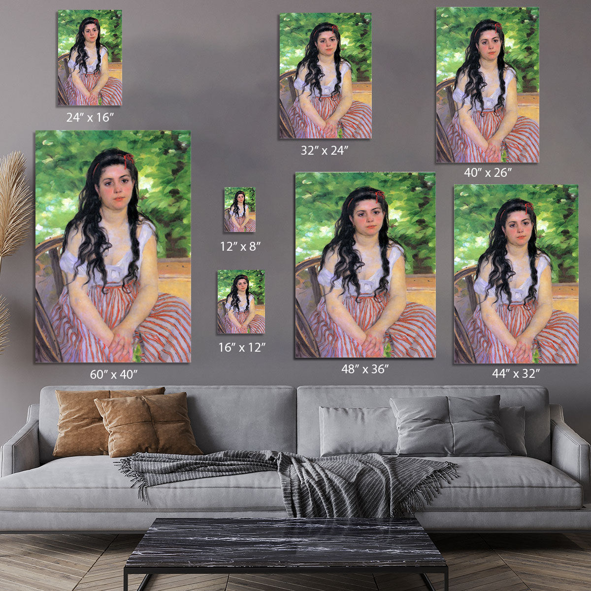 Summertime study by Renoir Canvas Print or Poster - Canvas Art Rocks - 7