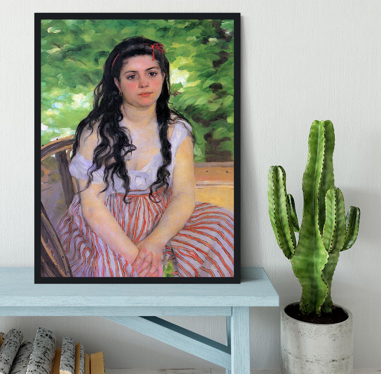 Summertime study by Renoir Framed Print - Canvas Art Rocks - 2