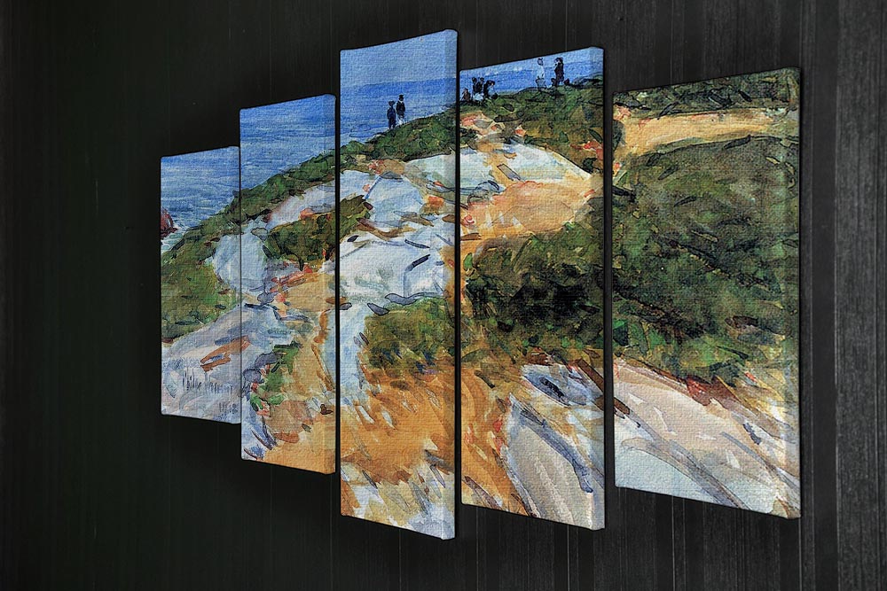 Sunday morning Appledore by Hassam 5 Split Panel Canvas - Canvas Art Rocks - 2