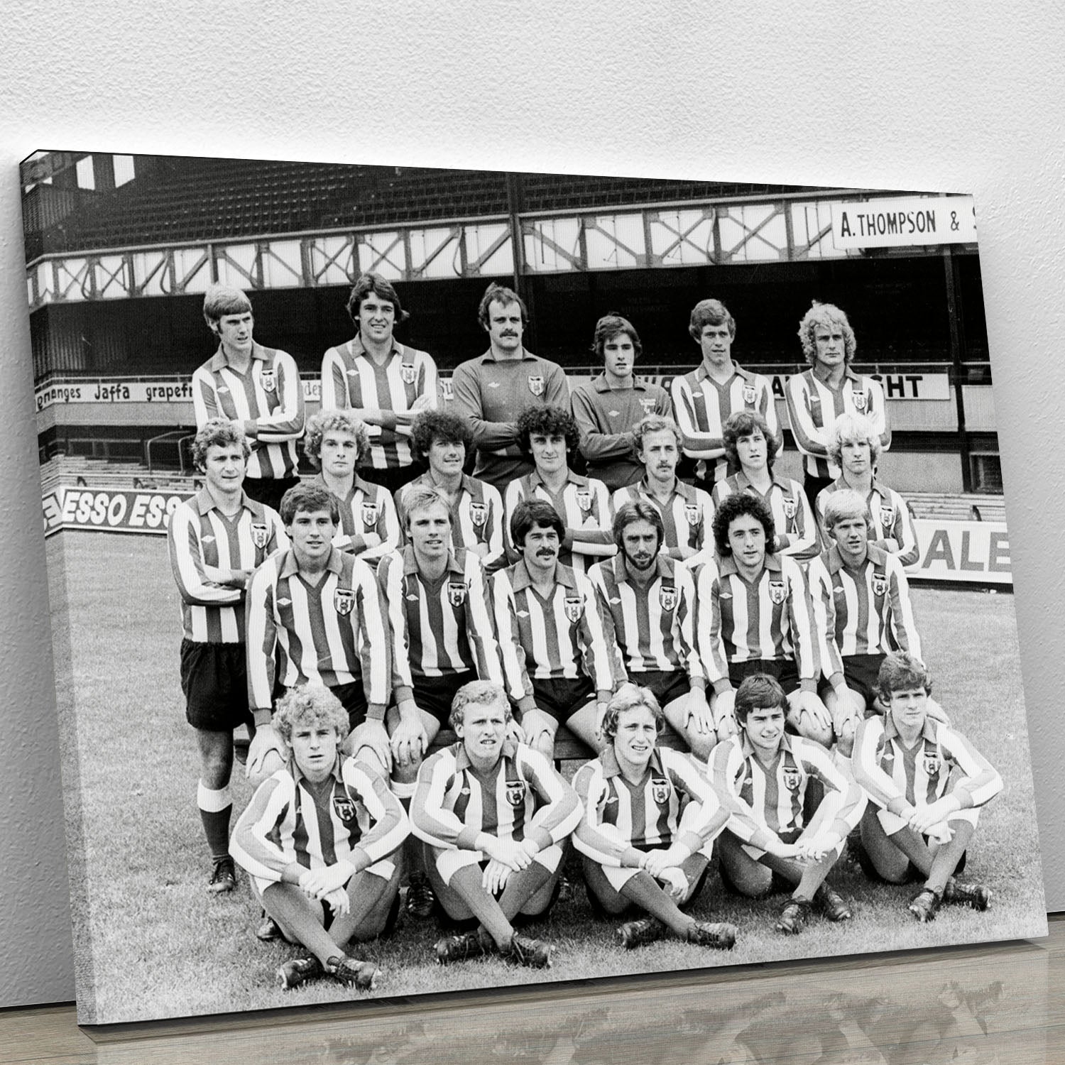 Sunderland Football Club Team Photo 1978 Canvas Print or Poster - Canvas Art Rocks - 1