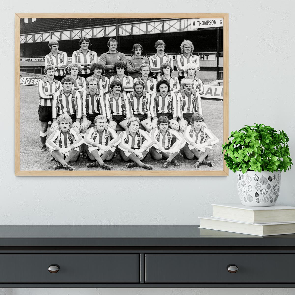 Sunderland Football Club Team Photo 1978 Framed Print - Canvas Art Rocks - 4