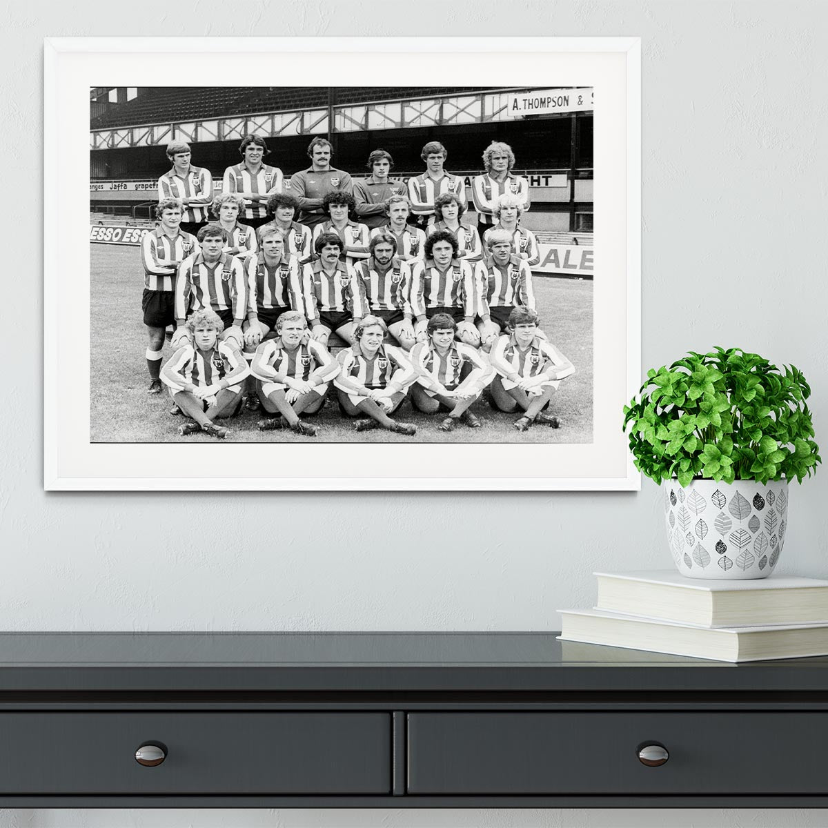 Sunderland Football Club Team Photo 1978 Framed Print - Canvas Art Rocks - 5