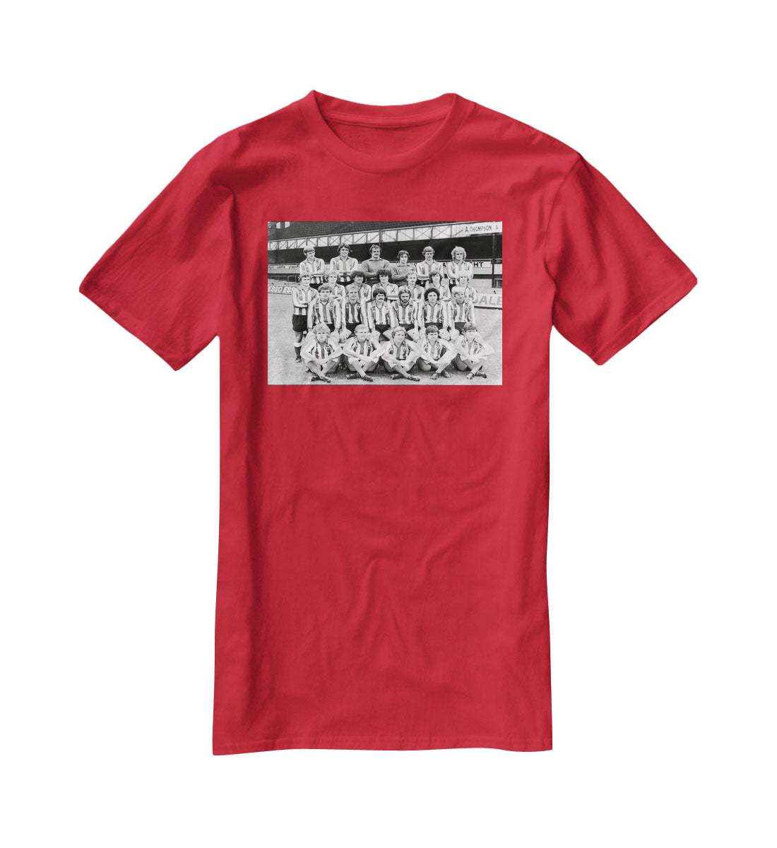 Sunderland Football Club Team Photo 1978 T-Shirt - Canvas Art Rocks - 4