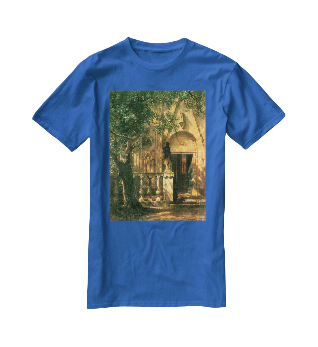 Sunlight and Shadow 2 by Bierstadt T-Shirt - Canvas Art Rocks - 2