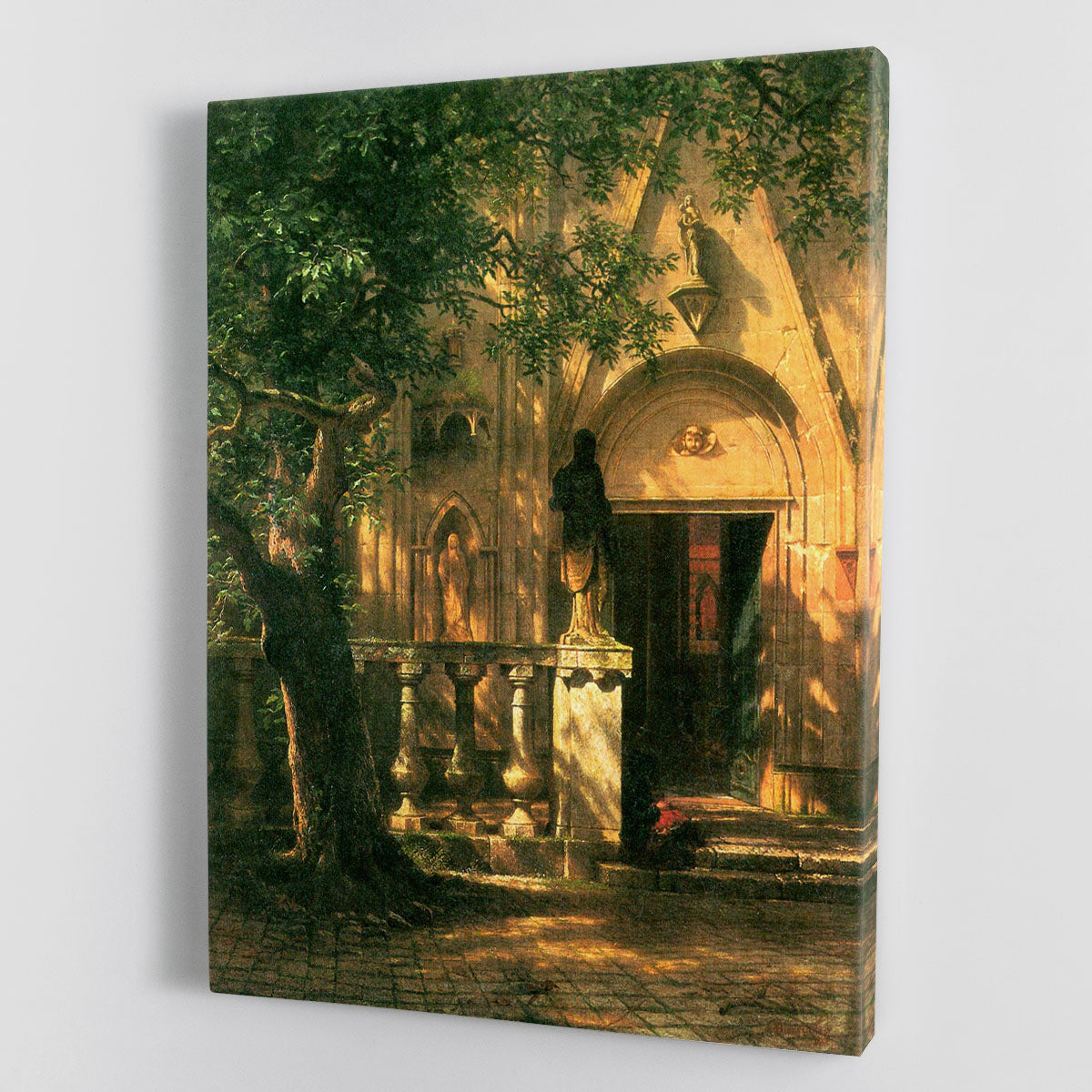 Sunlight and Shadow 2 by Bierstadt Canvas Print or Poster - Canvas Art Rocks - 1
