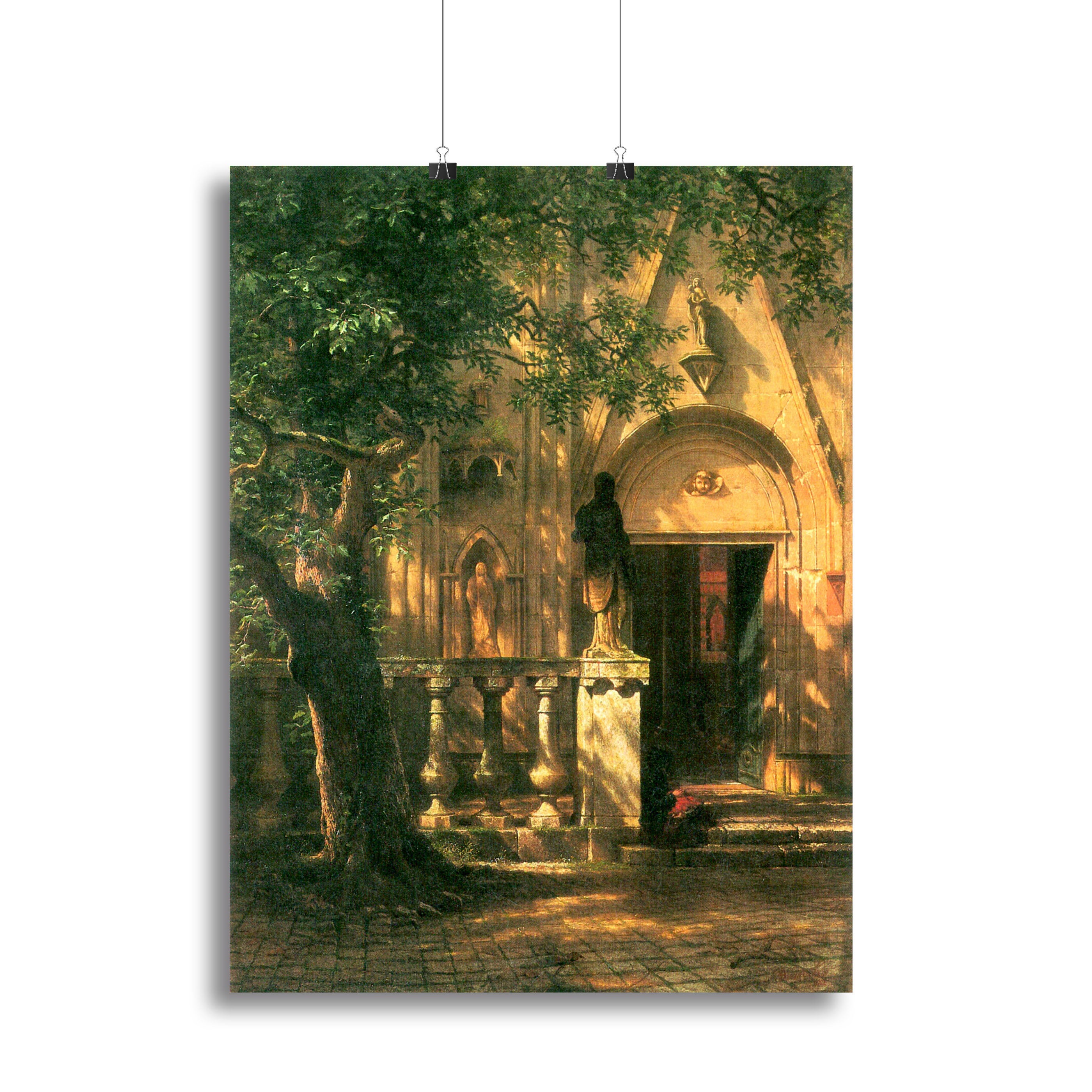 Sunlight and Shadow 2 by Bierstadt Canvas Print or Poster - Canvas Art Rocks - 2