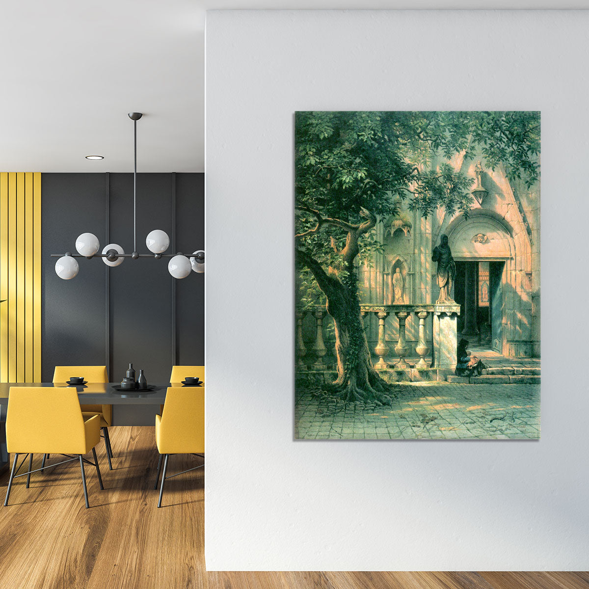 Sunlight and Shadow by Bierstadt Canvas Print or Poster - Canvas Art Rocks - 4