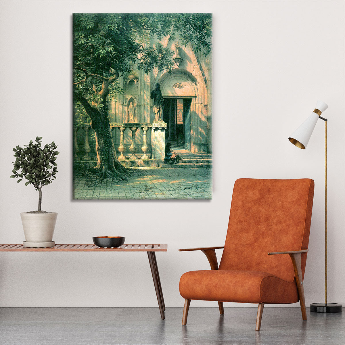 Sunlight and Shadow by Bierstadt Canvas Print or Poster - Canvas Art Rocks - 6