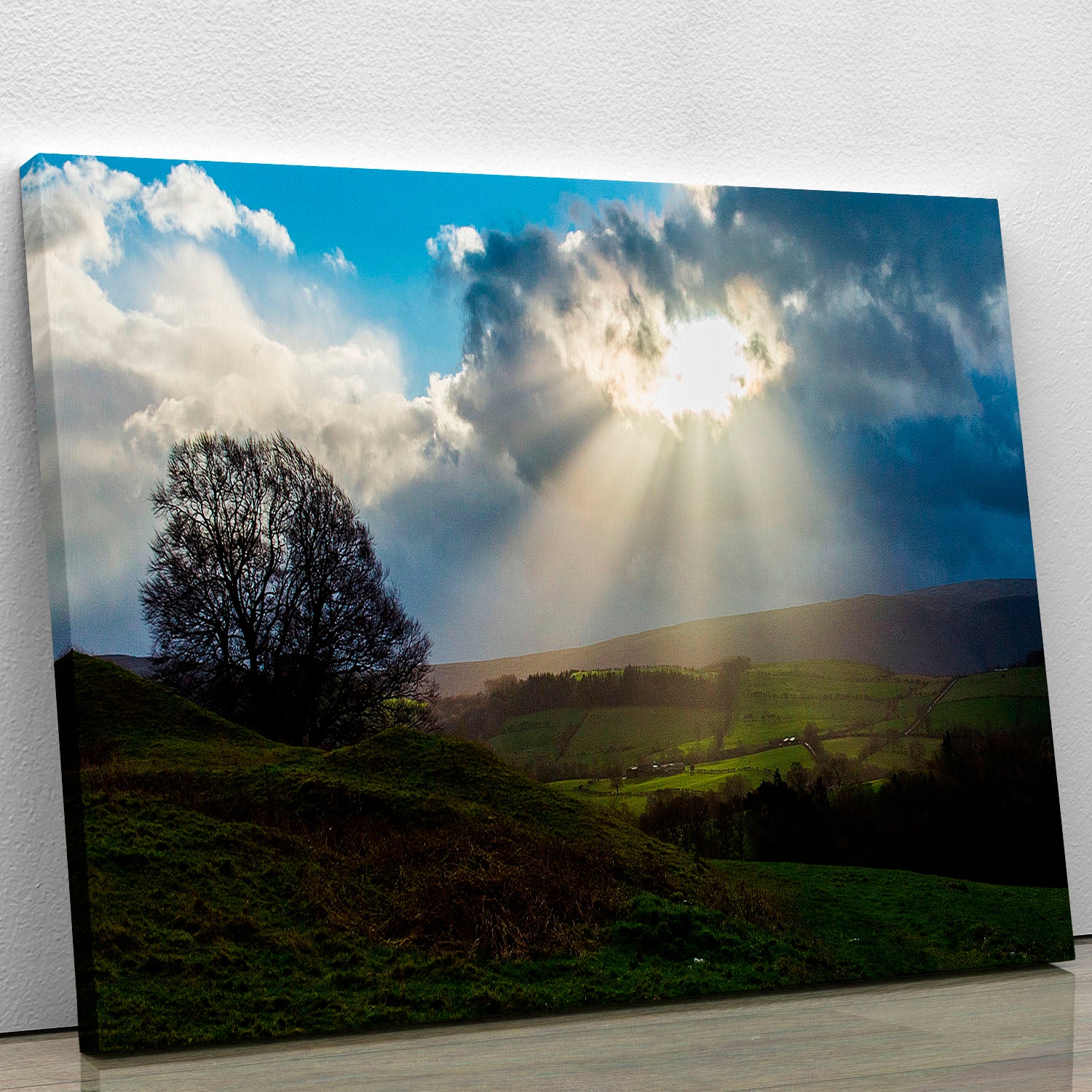Sunlight on the Lake District Canvas Print or Poster - Canvas Art Rocks - 1