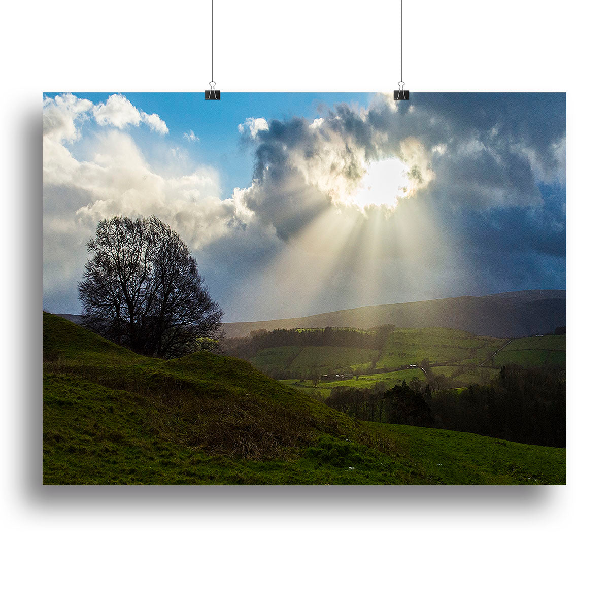 Sunlight on the Lake District Canvas Print or Poster - Canvas Art Rocks - 2
