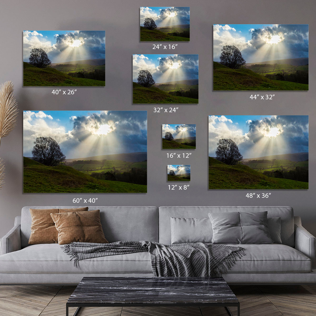 Sunlight on the Lake District Canvas Print or Poster - Canvas Art Rocks - 7