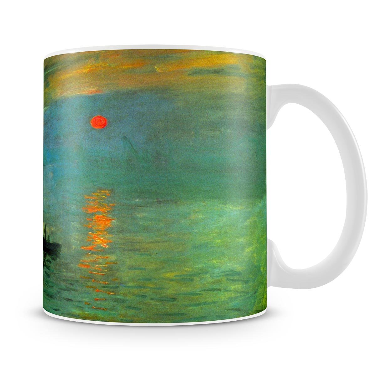 Sunrise by Monet Mug - Canvas Art Rocks - 4