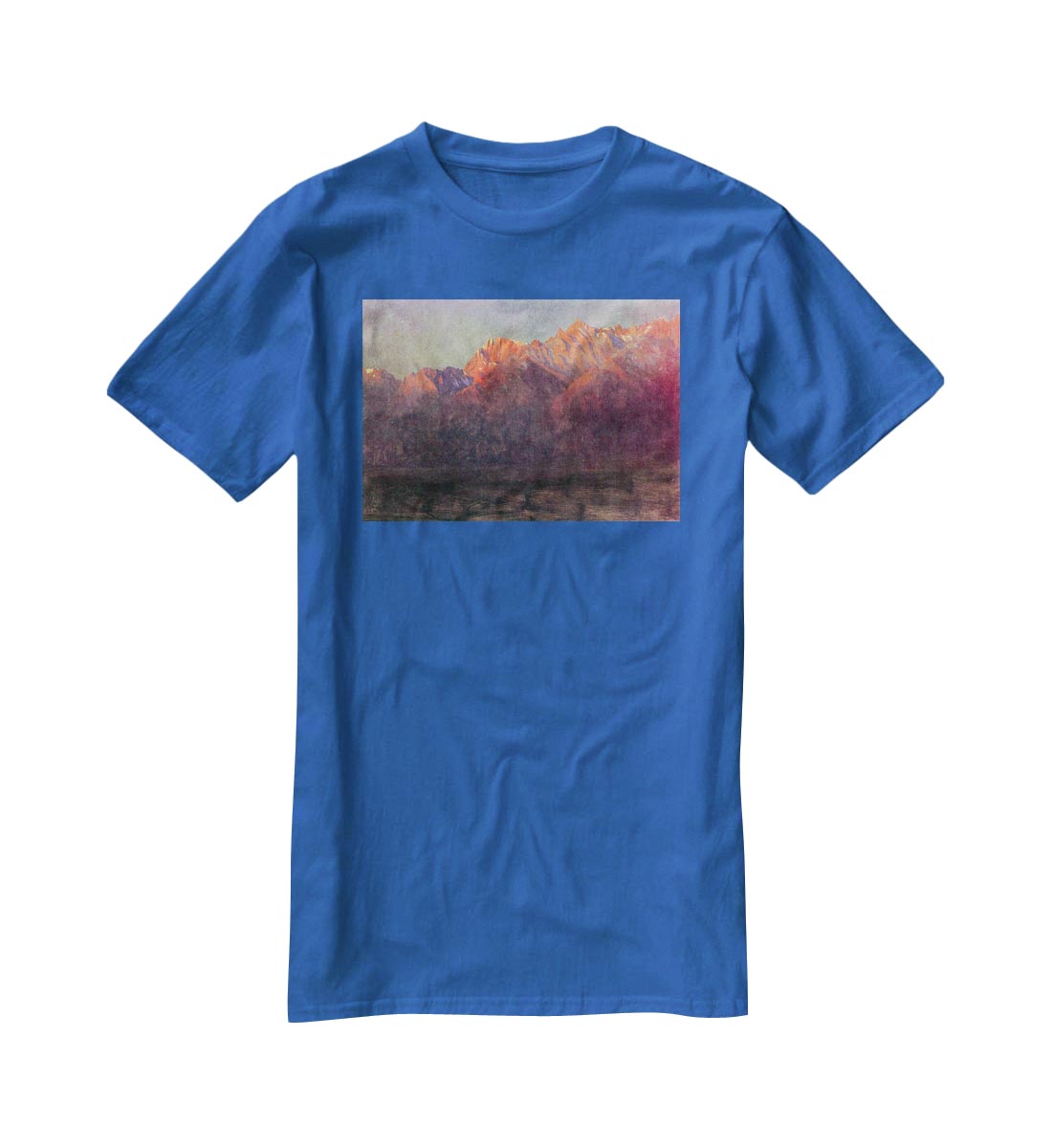 Sunrise in the Sierras by Bierstadt T-Shirt - Canvas Art Rocks - 2