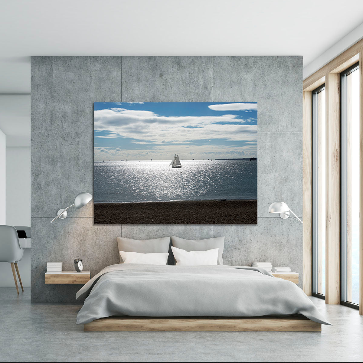 Sunshine on the sea Canvas Print or Poster - Canvas Art Rocks - 5