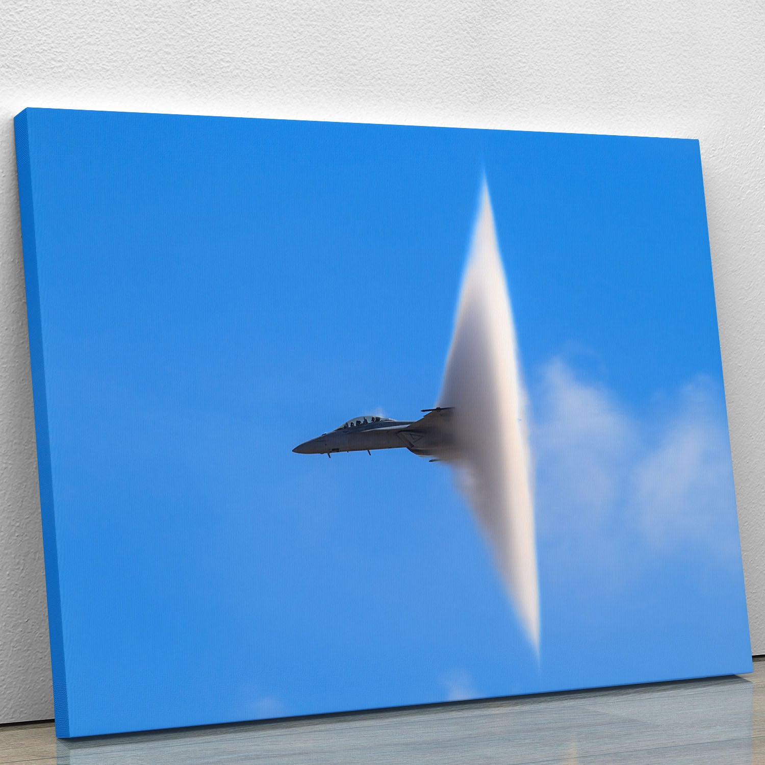 Super Hornet with transonic vapor cone Canvas Print or Poster - Canvas Art Rocks - 1