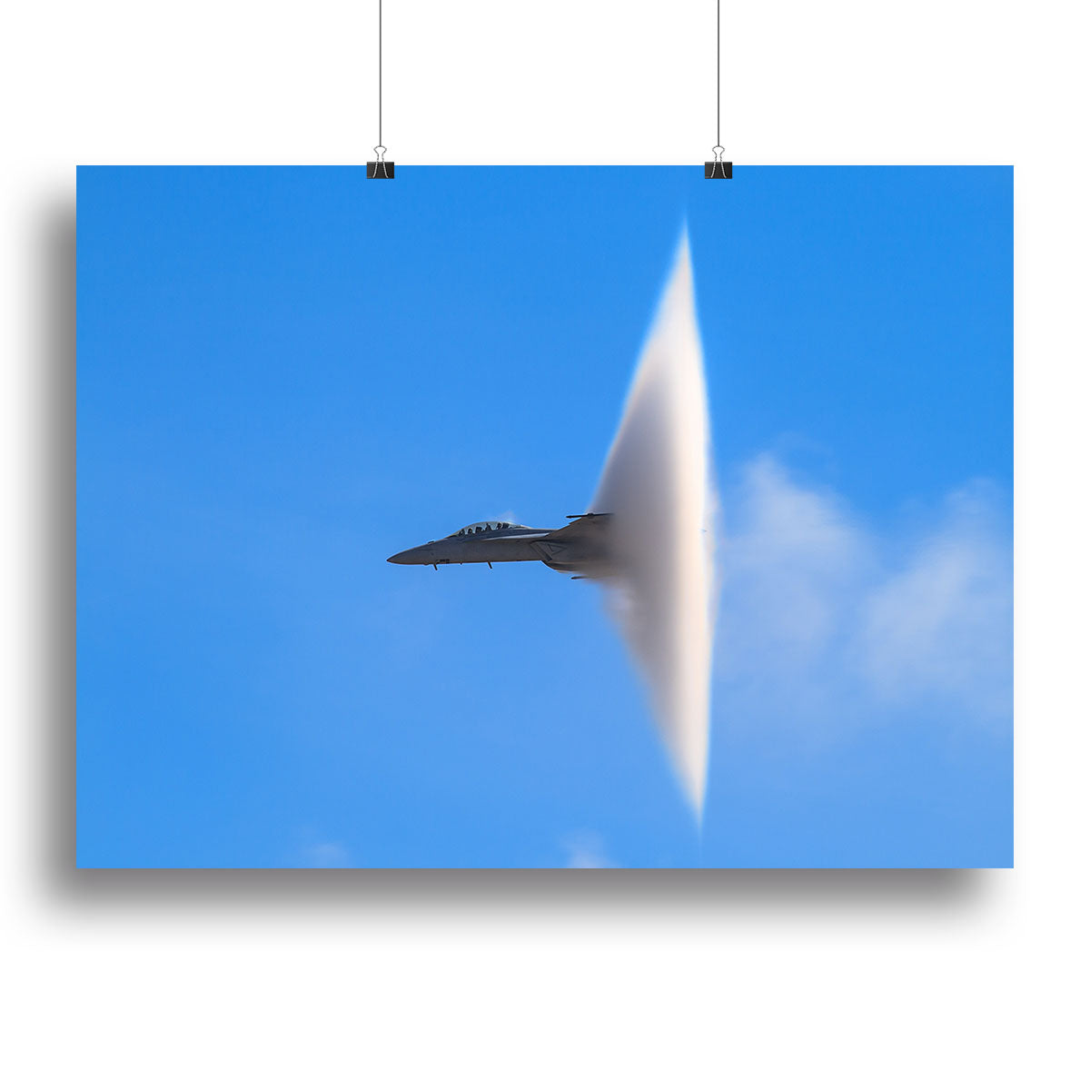 Super Hornet with transonic vapor cone Canvas Print or Poster - Canvas Art Rocks - 2