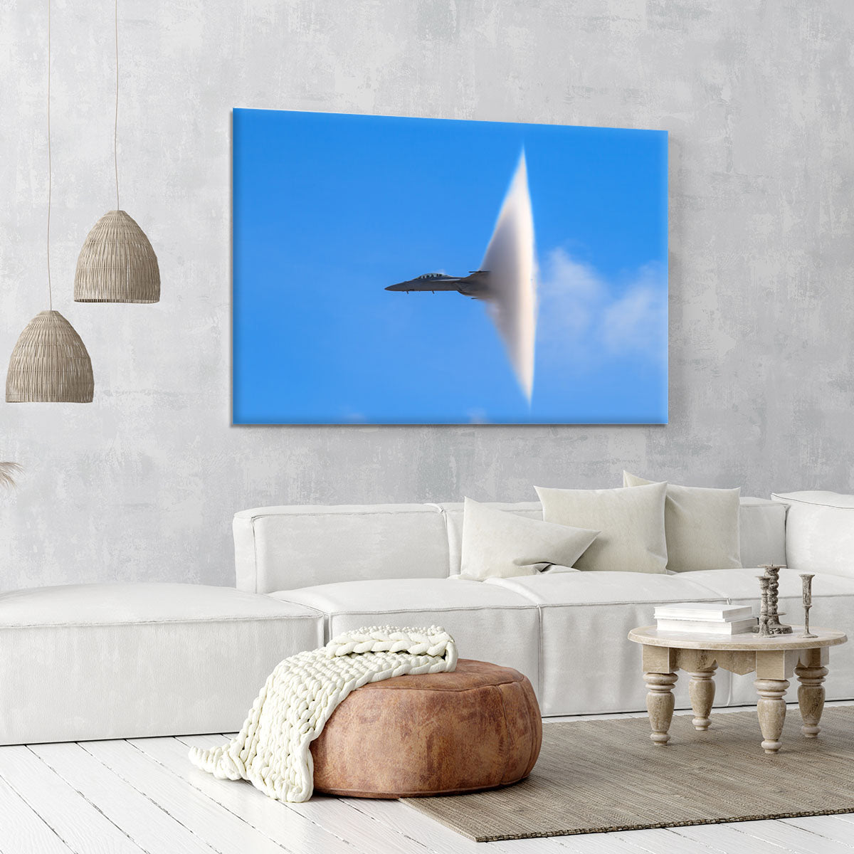 Super Hornet with transonic vapor cone Canvas Print or Poster - Canvas Art Rocks - 6
