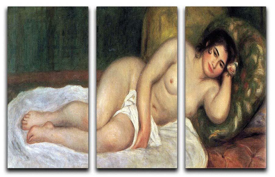 Supporting act by Renoir 3 Split Panel Canvas Print - Canvas Art Rocks - 1