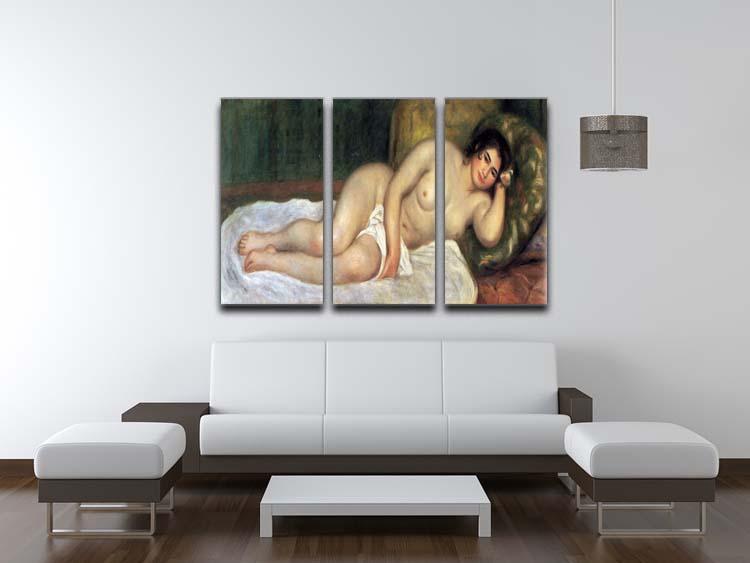 Supporting act by Renoir 3 Split Panel Canvas Print - Canvas Art Rocks - 3
