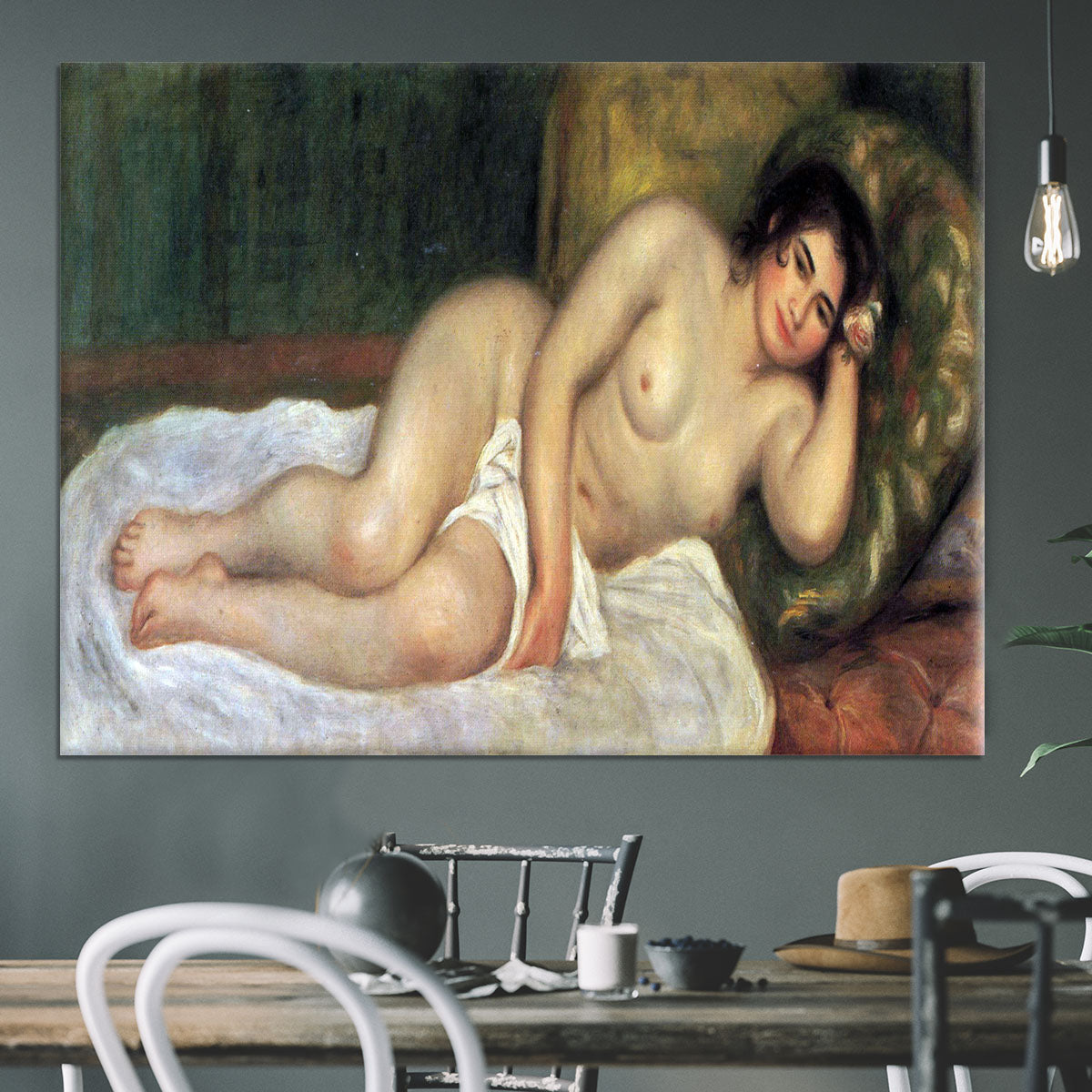 Supporting act by Renoir Canvas Print or Poster - Canvas Art Rocks - 3