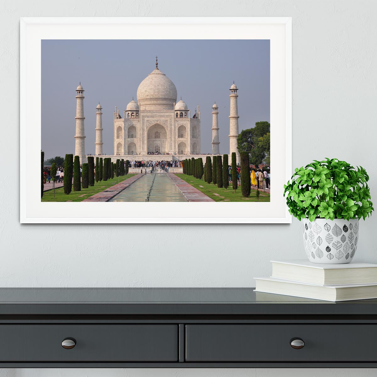 Taj Mahal Framed Print - Canvas Art Rocks - 5