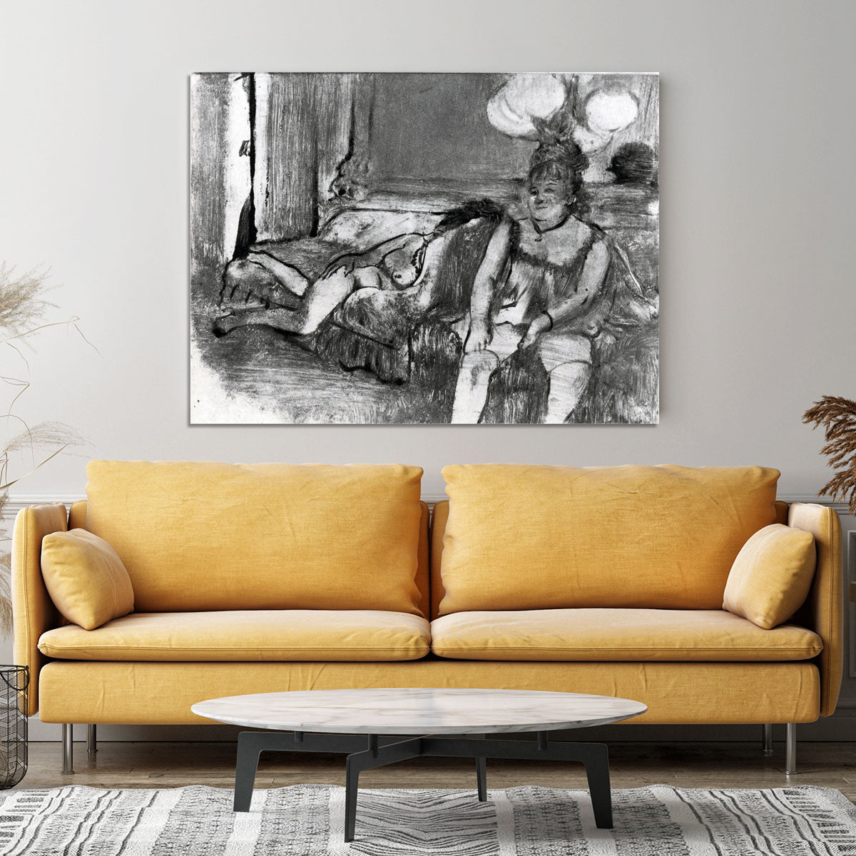 Taking a rest by Degas Canvas Print or Poster - Canvas Art Rocks - 4