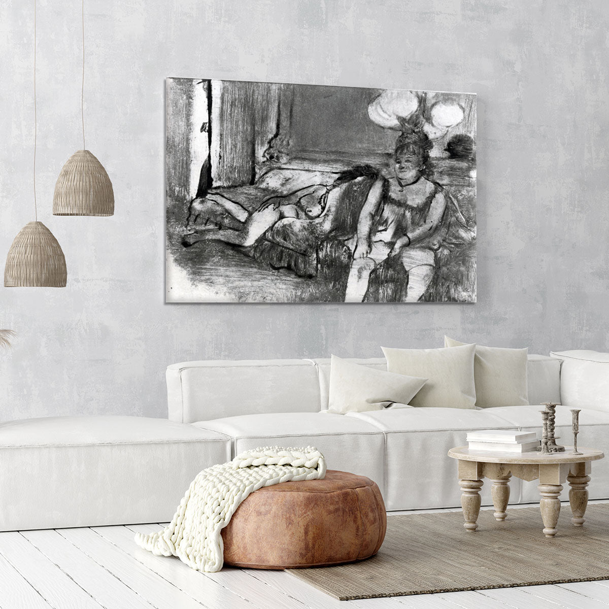 Taking a rest by Degas Canvas Print or Poster - Canvas Art Rocks - 6