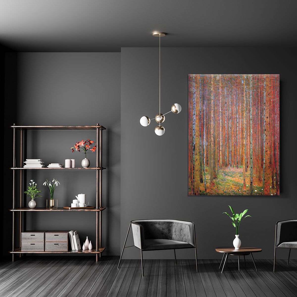 Tannenwald I by Klimt Canvas Print or Poster - Canvas Art Rocks - 5