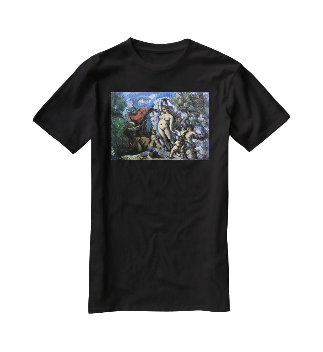 Temptation of St Anthony by Cezanne T-Shirt - Canvas Art Rocks - 1