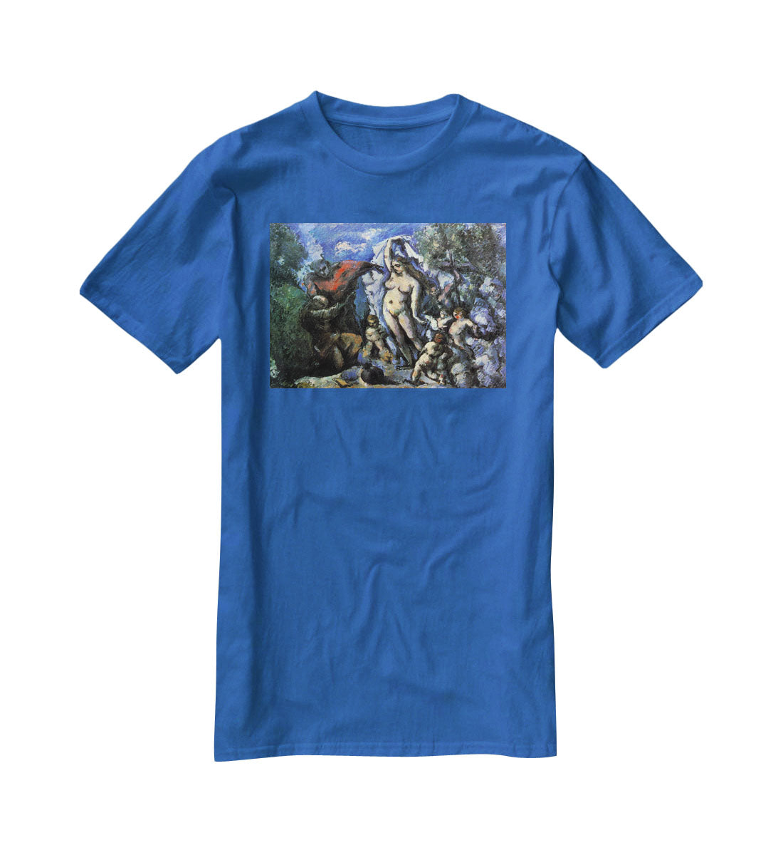 Temptation of St Anthony by Cezanne T-Shirt - Canvas Art Rocks - 2