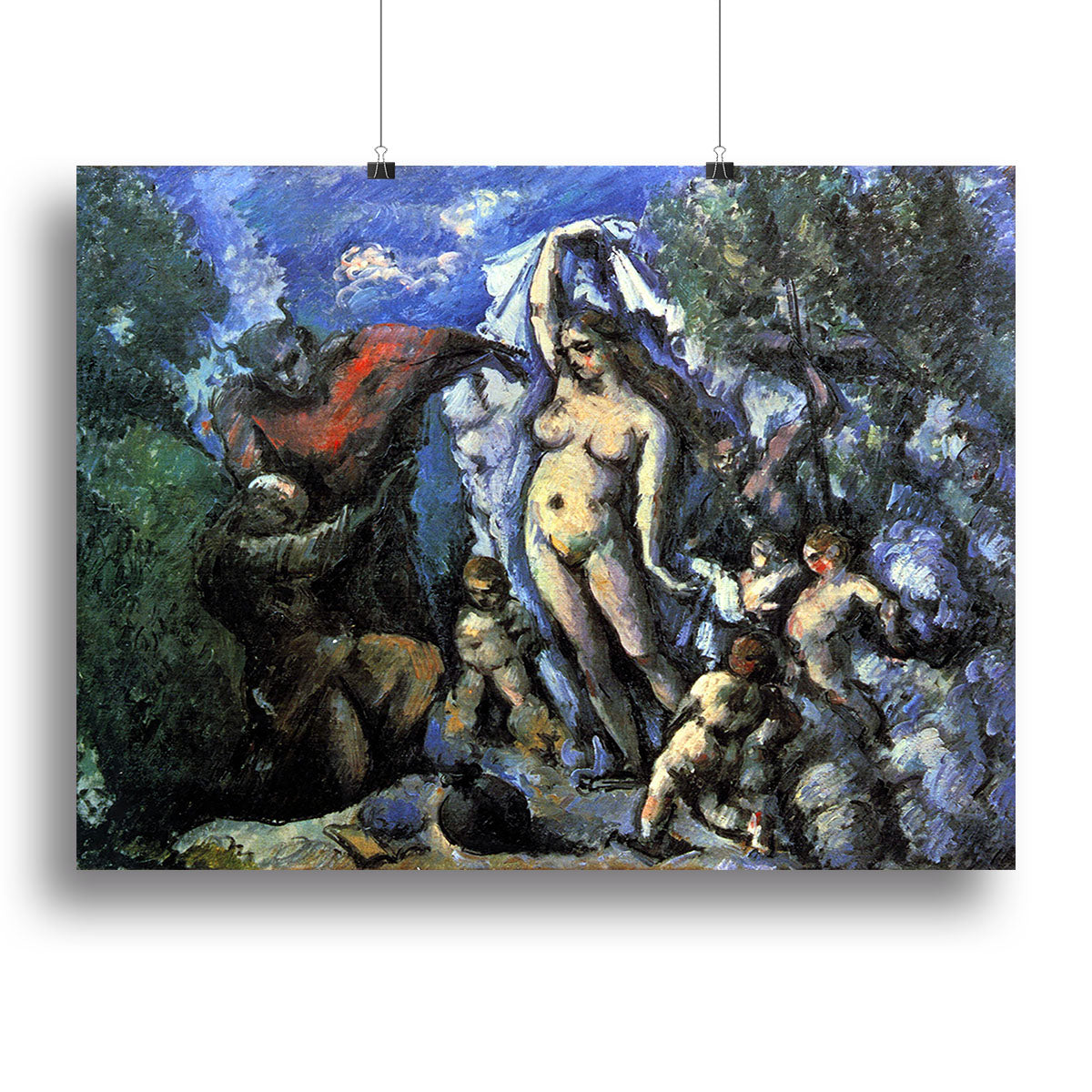 Temptation of St Anthony by Cezanne Canvas Print or Poster - Canvas Art Rocks - 2