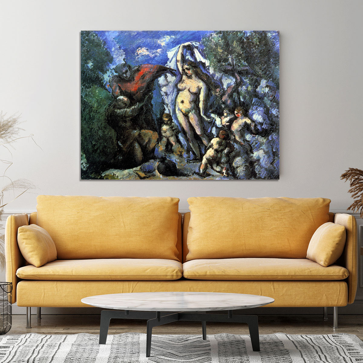 Temptation of St Anthony by Cezanne Canvas Print or Poster - Canvas Art Rocks - 4
