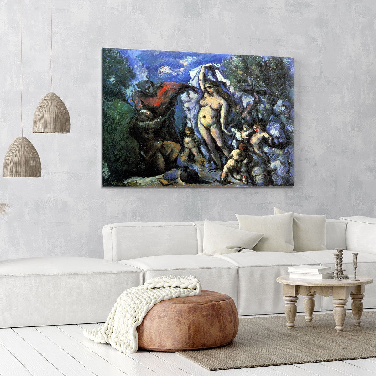 Temptation of St Anthony by Cezanne Canvas Print or Poster - Canvas Art Rocks - 6