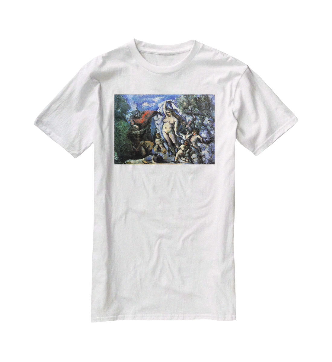 Temptation of St Anthony by Cezanne T-Shirt - Canvas Art Rocks - 5