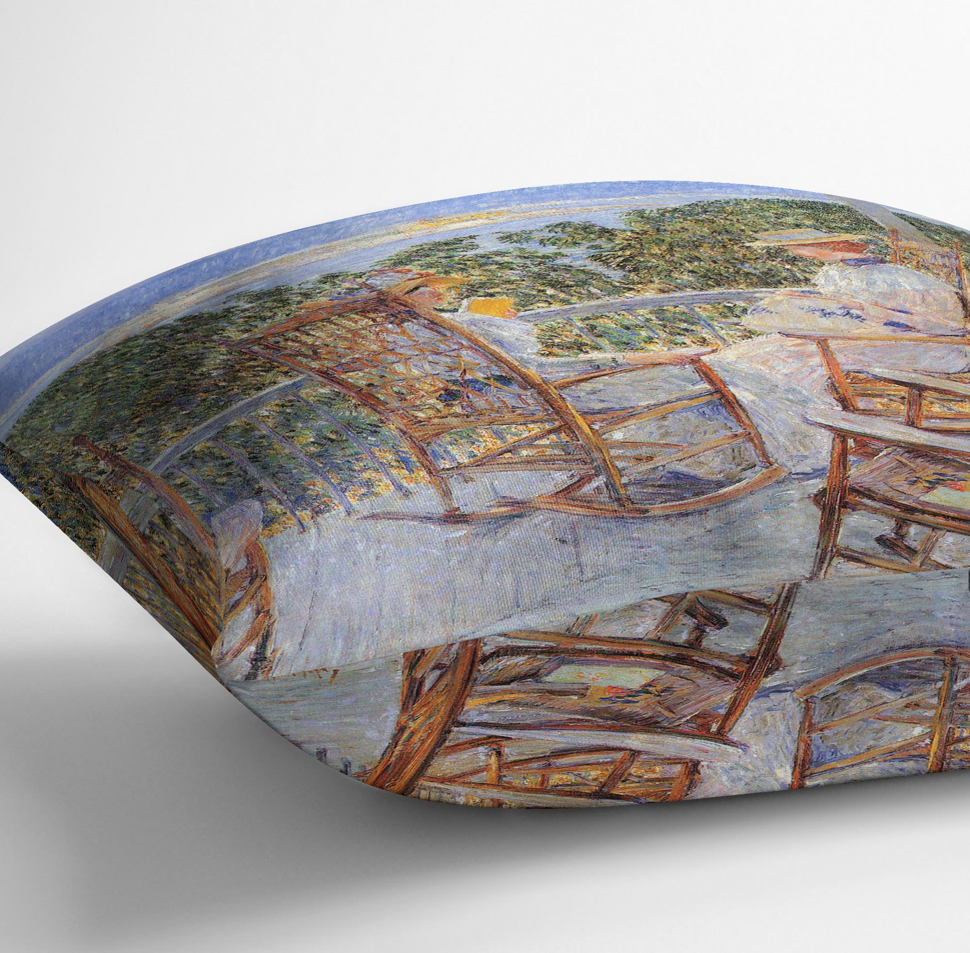 Ten Pound Island by Hassam Cushion - Canvas Art Rocks - 3