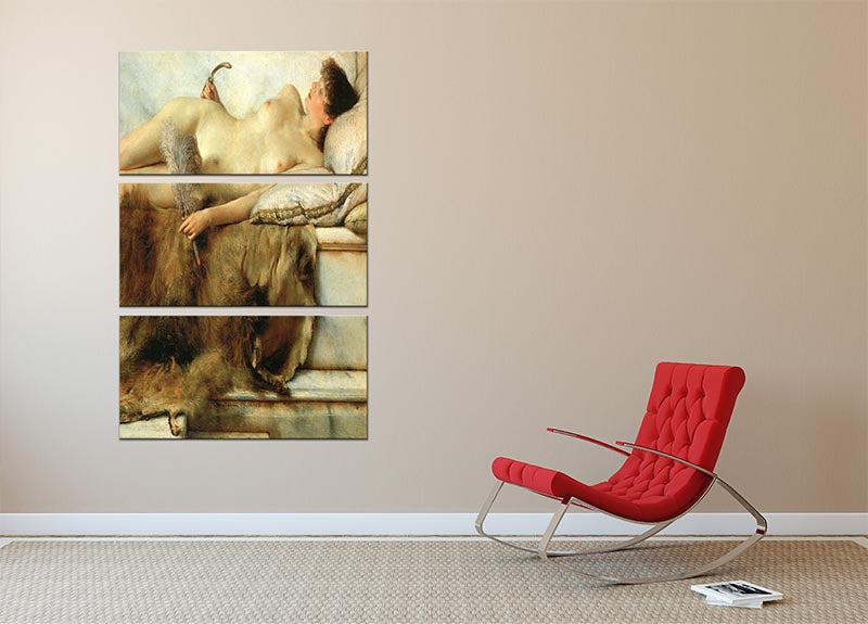 Tepidarium by Alma Tadema 3 Split Panel Canvas Print - Canvas Art Rocks - 2