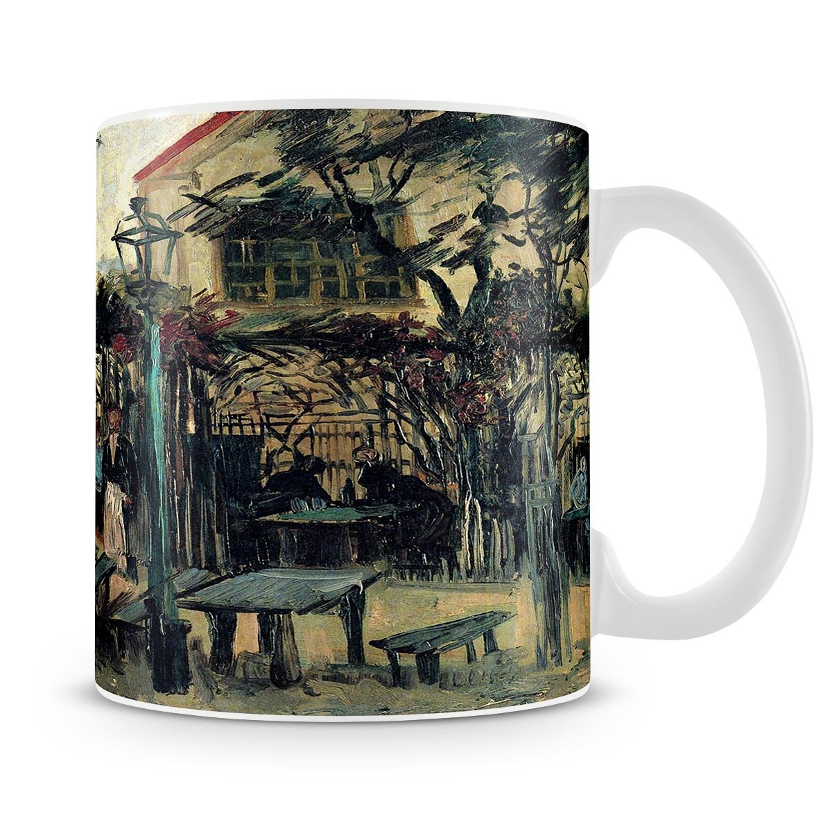 Terrace of a Cafe on Montmartre La Guinguette1 by Van Gogh Mug - Canvas Art Rocks - 4