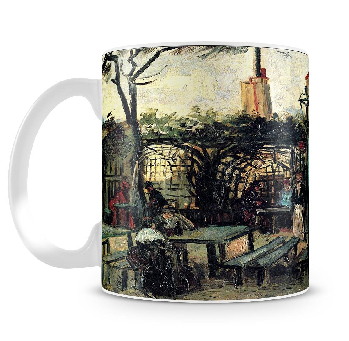 Terrace of a Cafe on Montmartre La Guinguette1 by Van Gogh Mug - Canvas Art Rocks - 4