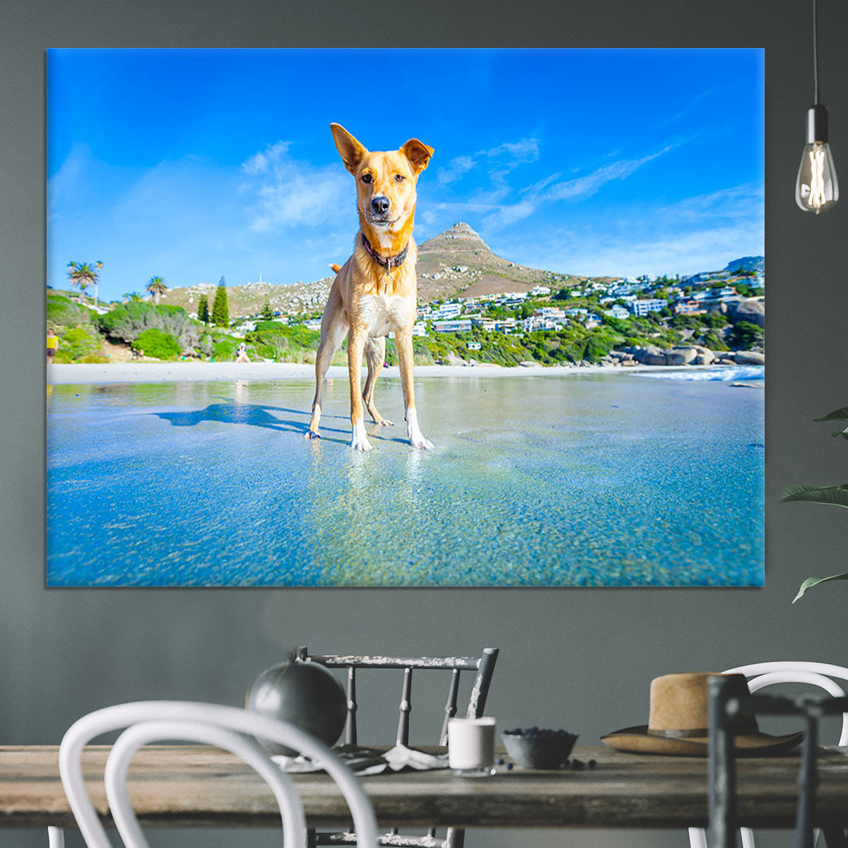 Terrier dog having fun Canvas Print or Poster - Canvas Art Rocks - 3