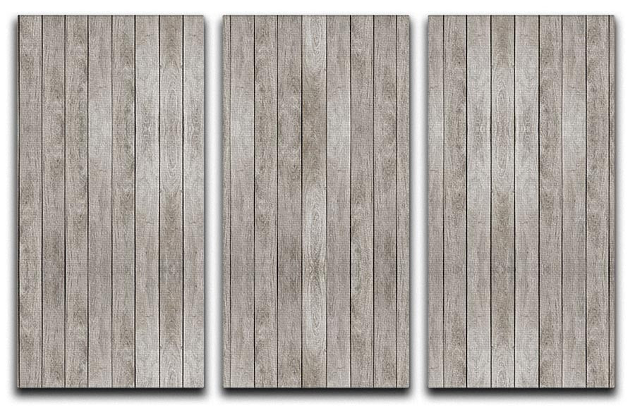 Texture of Old wood floor 3 Split Panel Canvas Print - Canvas Art Rocks - 1