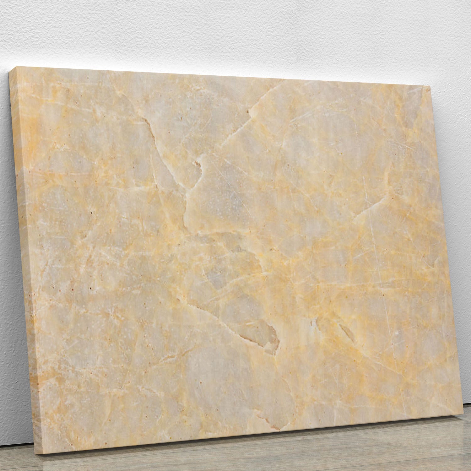 Textured Beige Marble Canvas Print or Poster - Canvas Art Rocks - 1